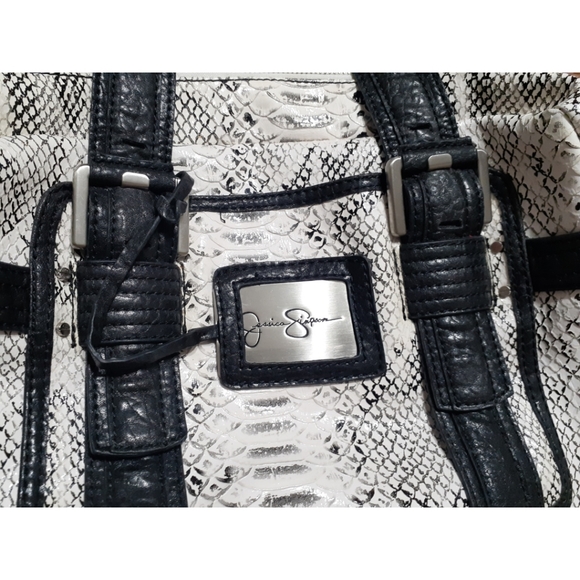 Black white handbag Jessica Simpson - Picture 5 of 7